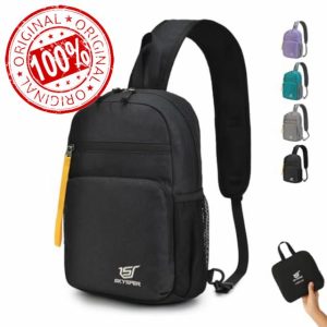SKYSPER One Strap Backpack Sling Crossbody Bag - Lightweight Chest Shoulder Cross Body Bag Travel Hiking Casual Daypack for Women Me