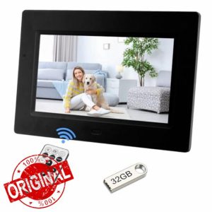 Ysguyyz 7-inch HD IPS Digital Photo Frame - 1080P Video Playback