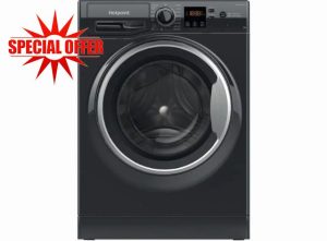 HOTPOINT NSWF946BSUK 9kg 1400rpm A Rated Washing Machine in Black            [Energy Class A]