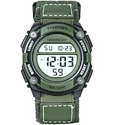 PINDOWS Watch for Men, 50M Waterproof Analog Digital Watches Watch Outdoor Sports Electronic Watc...