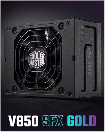 Cooler Master MasterBox NR200P V2 White Mini ITX Computer Case - Glass Side Panel, Vertical GPU L...