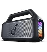 soundcore Boom 2 Plus Outdoor Speaker, 140W, 2+2 Channel, BassUp 2.0, 20H, Fast Charge, IPX7 Wate...