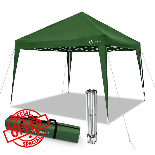 VOUNOT 3x3m Pop Up Gazebo with 4 Leg Weight Bags