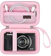 Canboc Carrying Case for Canon PowerShot SX740 SX730 SX720 SX620 G7X Digital Camera, Point and Sh...