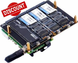 GeeekPi N16 Quad M.2 M-Key NVMe SSD Peripheral Board for Raspberry Pi 5