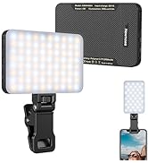 Newmowa RGB LED Video Light for iPhone/Tablet/Laptop, 360° Full Color CRI95+ Dimmable 2500K-8500K...