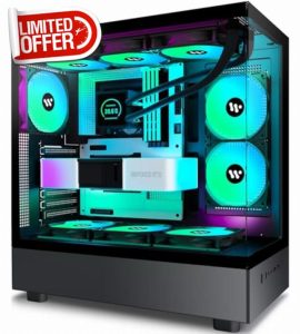 AMANSON PC CASE ATX 6 PWM ARGB Fans Pre-Installed