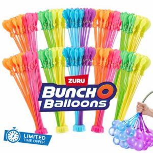 Original Bunch O Balloons Tropical Party 330+ Rapid-Filling Self-Sealing Water Balloons (10 Pack) by ZURU Water Balloon for the Whole Family