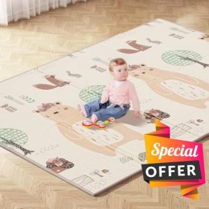 Glostravier Foldable Large Baby Play Mat