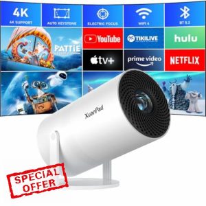 [Electric Focus] Mini Projector 4K 1080P Supported with Android App