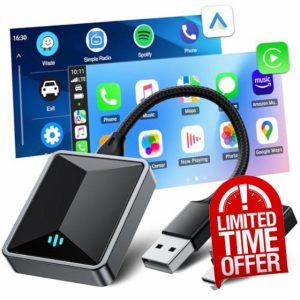 LAMTTO Wireless Carplay & Android Auto Wireless Adpater