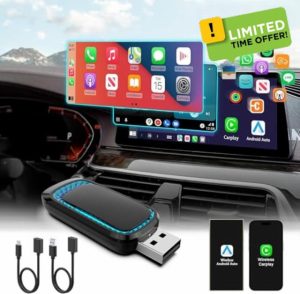 Wireless Carplay Adapter and Android Auto Wireless Adapter