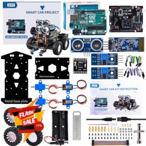 GeeekPi Smart Robot Car Kit Compatible with Arduino IDE with UNO R3 Board