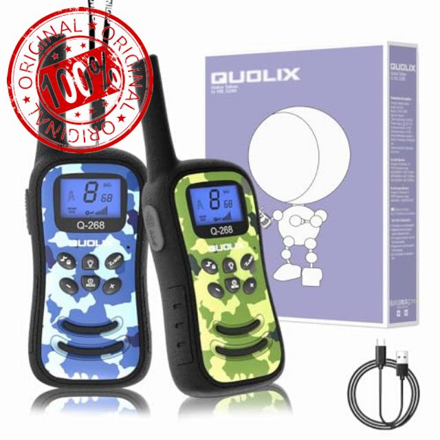 QUOLIX Rechargeable Walkie Talkie Camouflage