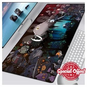 Mouse pad Hollow Knight Mouse Pad xxl Speed Mice Mat Computer Mousepad Rubber Gaming Accessories Keyboard Desk PC Gamer Office Play Mats Gaming mouse pad (Color : KDQS-001