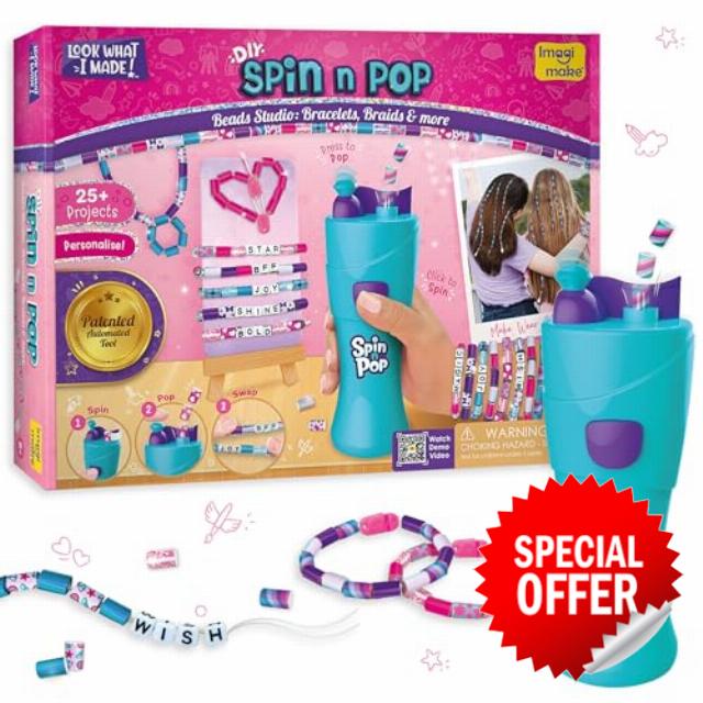 Imagimake Spin n Pop Beads Studio: Bracelets