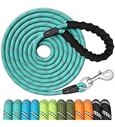 X XBEN Training Leads for Dogs, 30M/98FT Strong Rope Long line Dog Lead Leash with Soft Padded Ha...