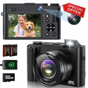 4K Digital Camera for Photography