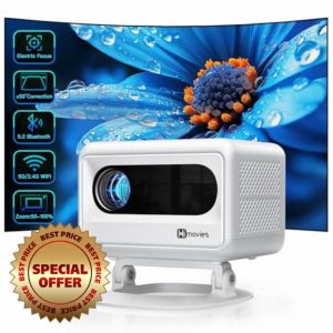 【Electric Focus & Keystone】Mini Projector