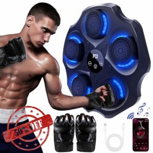 VFMFM Music Boxing Machine with Boxing Gloves