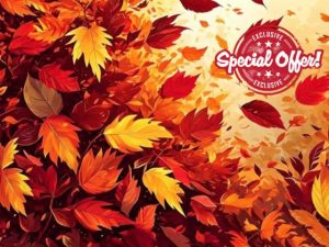 DIY Autumn Falling Leaves Paint by Numbers