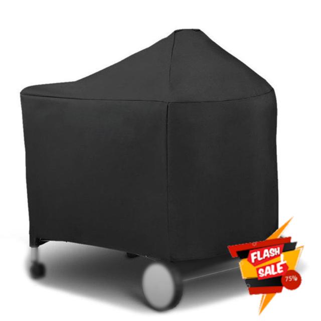 Aupoko Grill Cover Compatible with Weber 22 Inch - 600D BBQ Cover Waterproof Grill Smoker Protective Cover Replacement for Weber Performer Premium/Deluxe 22" Charcoal Grill