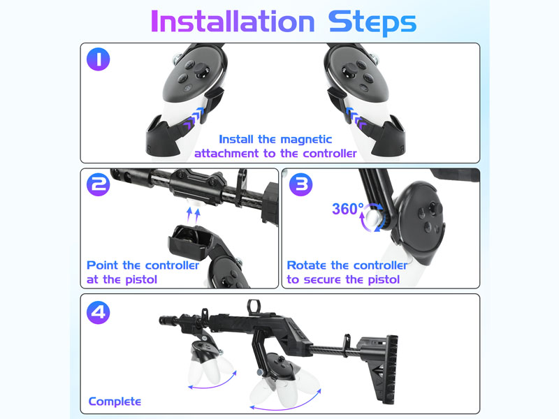 Gun Stock for MetaQuest 3