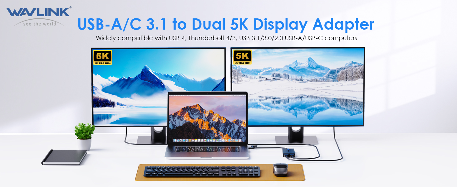USB C to Dual HDMI Adapter 6902h