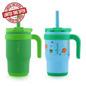 REDUCE - Coldee 2.0 Mug 14 oz - 2 Pack - Clover Green/Out of this World