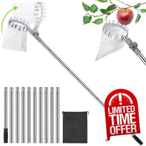 Apple Picker with Telescopic Handle