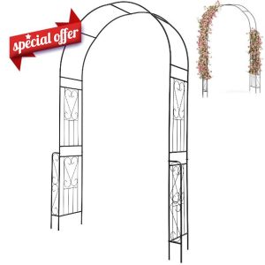 COSTWAY Metal Garden Arch