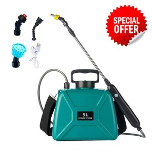 LOVIVER Electric Pump Sprayers Garden Sprayer Multifunctional 5L Agricultural Dispenser Water Sprayer Bottle for Indoors and Outdoors