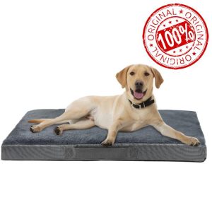 Nepfaivy Dog Bed Extra Large - Waterproof Orthopedic Dog Bed and Mattress for Dog Crate