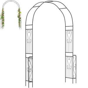 GiantexUK 2.4M Metal Garden Arch