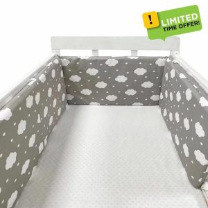 Aocase Breathable Crib Bumper