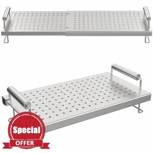 BBQ Future Adjustable Griddle Warming Rack for Blackstone 17 22 28 36 Inch Griddle