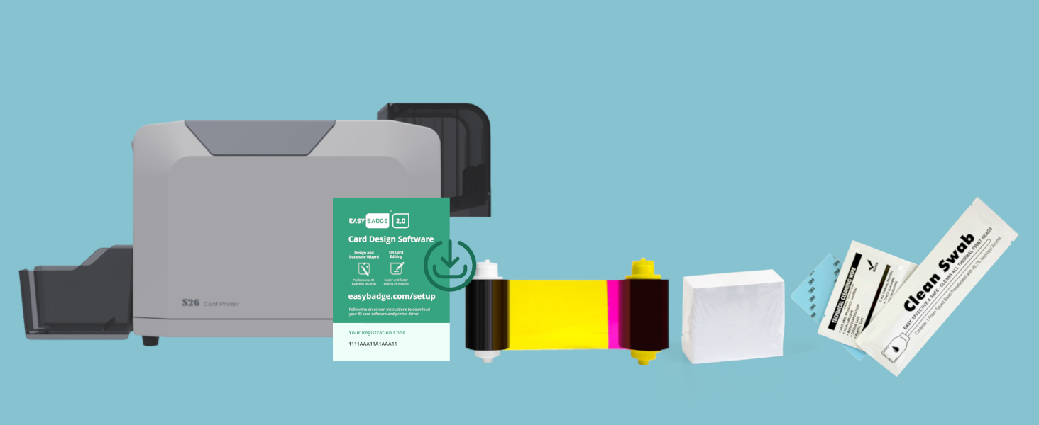 easybadge s26 direct to card printer