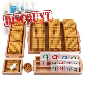 MTTXY Montessori Golden Bead Material Set