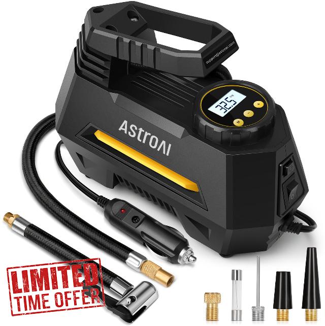 AstroAI Tyre Inflator Air Compressor 12V