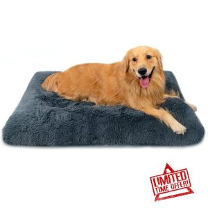 Nepfaivy Dog Bed Extra Large - Calming Anti Anxiety Dog Bed Washable