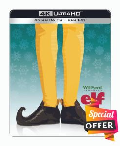 Elf Steelbook [4K Ultra HD] [2003] [Blu-ray] [Region Free]
