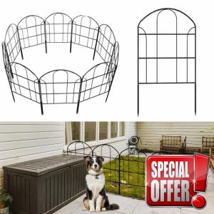 Decorative Garden Fence Panels - Outdoor Metal Fencing Ornamental Panel