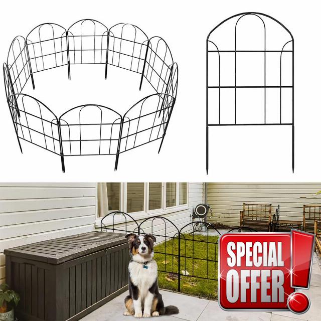 Decorative Garden Fence Panels - Outdoor Metal Fencing Ornamental Panel