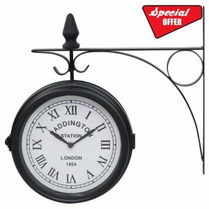 Outdoor Garden Double Sided Clock