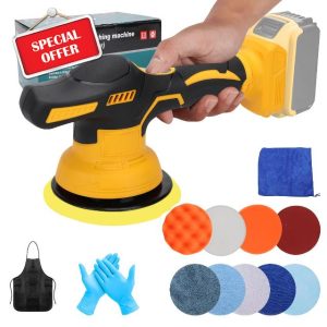 Cordless Car Polisher Buffer Sander Compatible with Dewalt Battery 20V (NO Battery)