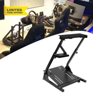 RUN.SE RUN.SE OKSTENCK Racing Wheel Stand Height Adjustable Steering Wheel Stand,Wheel & Pedals Not Included,Adjustable Racing Wheel Stand for Logitech G25/G27/G29/G92