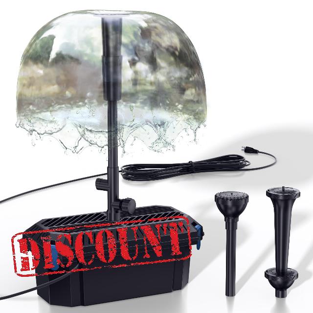 Biling Pond Filter Pumps Koi Pond Filter Box with 2400 L/H 40W Water Pump