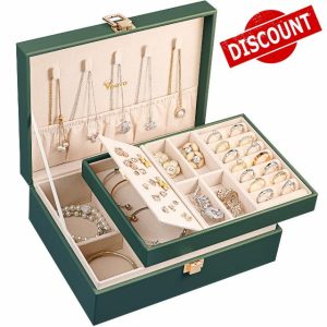 Voova Jewellery Box Organiser for Women Girls