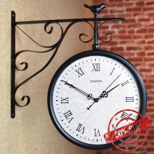 Outdoor Garden Wall Mounted Clock