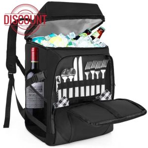 BQKOZFIN 34L Cooler Backpack Picnic Backpack